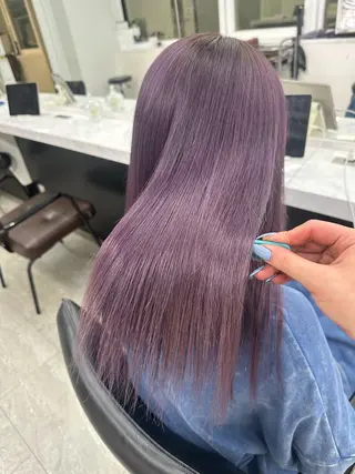 ミディアム プルエクステ/カラー ⭐️KIR̋Aのヘアスタイル