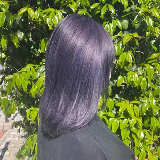 ミディアム カラー マンツーマン女性 美容師 奏のヘアスタイル