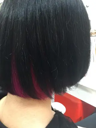 ショート カラー 名駅★シールエクステ クオーレゼロ★加藤のヘアスタイル