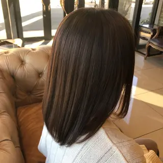 ミディアム カラー 金子 由有貴のヘアスタイル