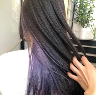 セミロング カラー パーマ ヘアアレンジ メンズ キッズ stylist 🌸 kana.のヘアスタイル