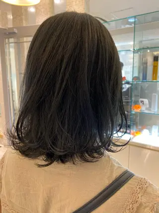 ミディアム カラー 『髪質改善』服部 隆志のヘアスタイル