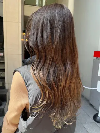 ロング Yurina 💖透明感カラー💖のヘアスタイル