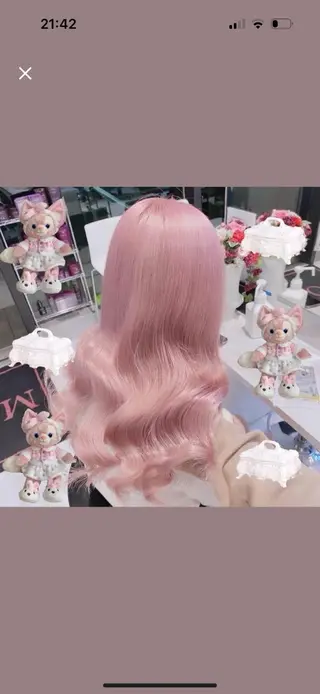 セミロング カラー ダブルカラー特化💍 tiam💍韓国ヘアのヘアスタイル