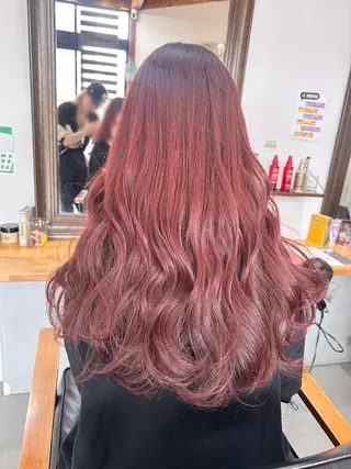 ロング カラー 💖艶・ブリーチ 透明感miyu💖のヘアスタイル