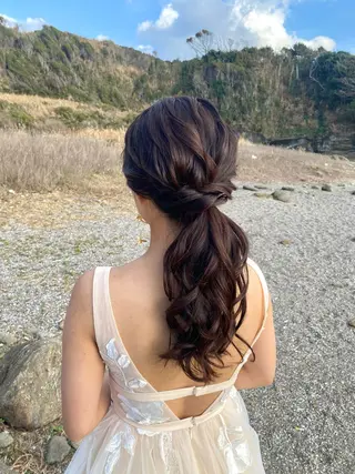 ロング ヘアアレンジ eye.hair　◎ akiのマツエク・マツパデザイン