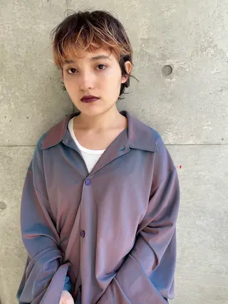 ショート カラー 🌈前田 潤 /ショート/レイヤーのヘアスタイル