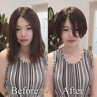 ショート カラー 大人可愛いショート* NoWL栗原隆成のヘアスタイル