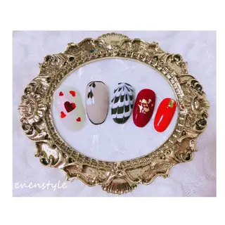 ショート ネイル 👑enen style👑のネイルデザイン