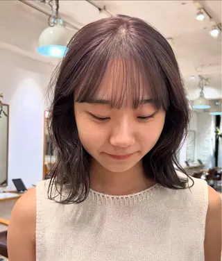 ショート カラー じゅわっと暖色カラー 🍊Moemiのヘアスタイル