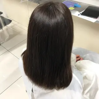 セミロング カラー 髪質改善・白髪ぼかし /お悩み対応カラーのヘアスタイル