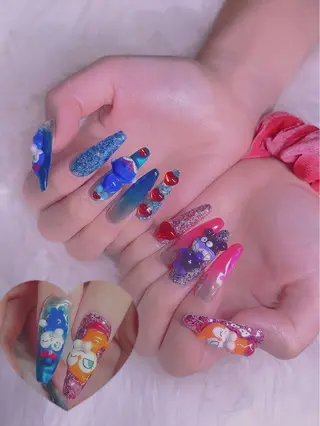 ネイル 長さだし専門店 M2　rikaのネイルデザイン