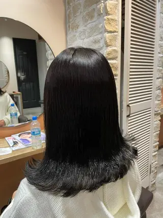 セミロング カラー 👾TAMURA MAAYA👾のヘアスタイル