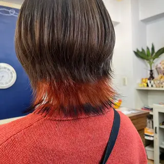 セミロング mary'sメリー /ニュアンスカラーのヘアスタイル