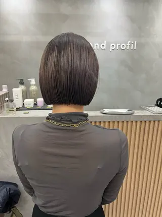 ショート カラー 浦和Lond 山本賢人のヘアスタイル