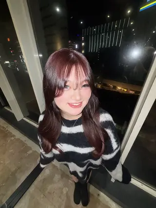 ロング 💕ハイトーン艶 カラー💕ゆぅーなのヘアスタイル