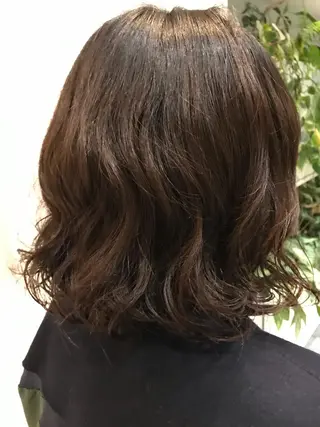 ミディアム パーマ 🌷小野田 睦🌷のヘアスタイル