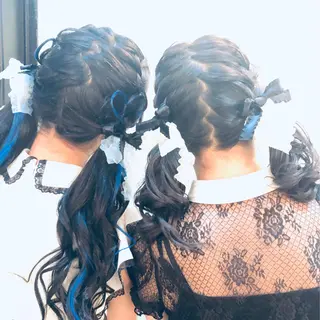 ロング ヘアアレンジ 垢抜けメイク✖️盛れ るヘア/SAORIのヘアスタイル