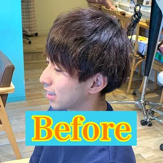 ショート パーマ メンズ メンズパーマ&メンズ 縮毛矯正/平野/渋谷のヘアスタイル