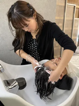 ミディアム 福岡美容室Daisy hairのヘアスタイル