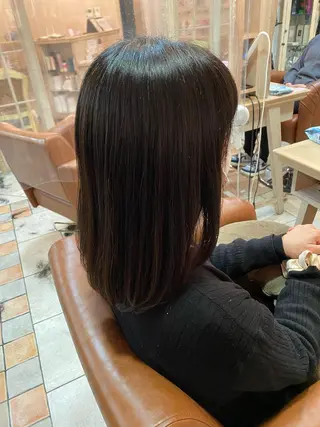 ロング 井上 日菜乃のヘアスタイル