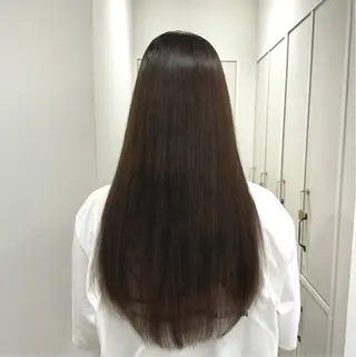 カラー りな🪽カット /縮毛/透明感カラーのヘアスタイル