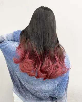 ロング カラー 【公式】amble luxe池袋東口🩷のヘアスタイル
