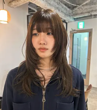 ロング カラー ヘアアレンジ 🎀suzuna 透明感colorのヘアスタイル