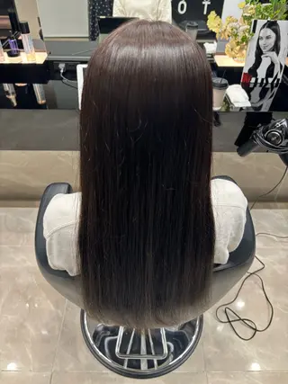 ロング 大森 万紘のヘアスタイル