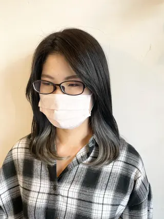 セミロング カラー AKALA HAIR 西宮店 Juriのヘアスタイル