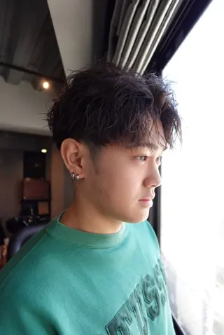 パーマ メンズ メンズパーマ専門店 【店長】⚜️イチカワのヘアスタイル