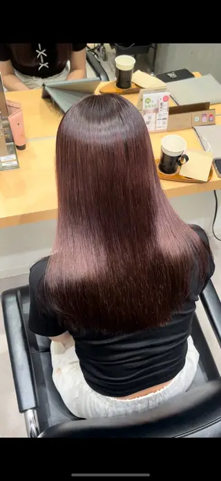 ロング カラー 髪質改善ヘアケア 艶髪特化/上田のヘアスタイル