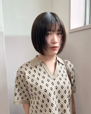 ショート カラー 樫原裕二/レイヤー カット/透明感カラーのヘアスタイル