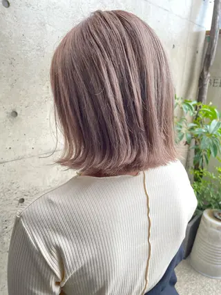 ミディアム カラー 日高 香織のヘアスタイル