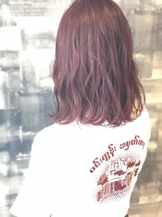 ミディアム カラー 日高 香織のヘアスタイル