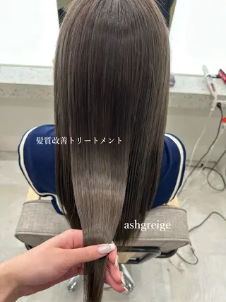 セミロング カラー 🍓韓国ヘア レイヤ ーカット🍓笠原 葵のヘアスタイル