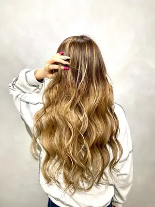 ロング カラー パーマ ヘアアレンジ メンズ キッズ ネイル マツエク・マツパ アイブロウ 🌟代表 Yuito🌟のヘアスタイル