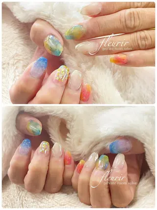 ネイル フルリール 【プライベートサロンのネイルデザイン