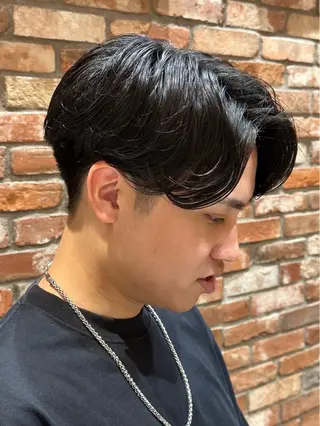 ミディアム パーマ 菅原 大空のヘアスタイル