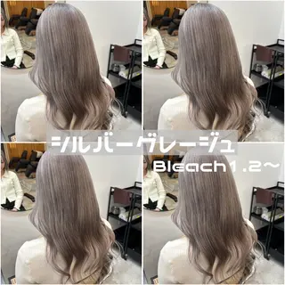 ロング カラー 渋谷🩶ハイトーン 🩶FUMUのヘアスタイル