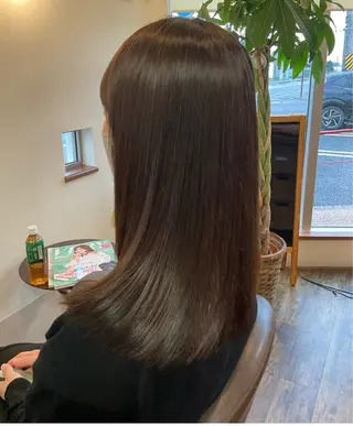 ロング カラー 千葉 かえでのヘアスタイル