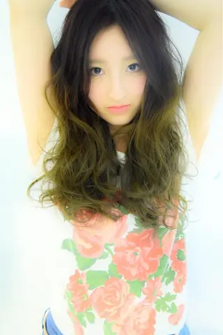 セミロング カラー パーマ ヘアアレンジ メンズ キッズ ネイル マツエク・マツパ EnBlesS西宮 マンツーマン神道有基のヘアスタイル