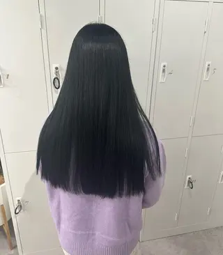 ロング 🫧とぅるん艶髪🫧 透明感カラー×猿渡のヘアスタイル