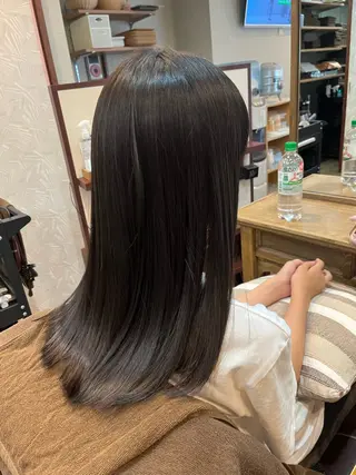ロング パーマ 大人女子&髪改善専門 Nobuフリーランスのヘアスタイル
