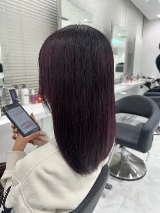 セミロング カラー 🐺韓国風メンズ特化 あさひ🐺のヘアスタイル