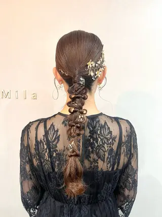 ヘアアレンジ Mila misakiのヘアスタイル