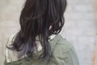 ミディアム カラー GATE. staffのヘアスタイル