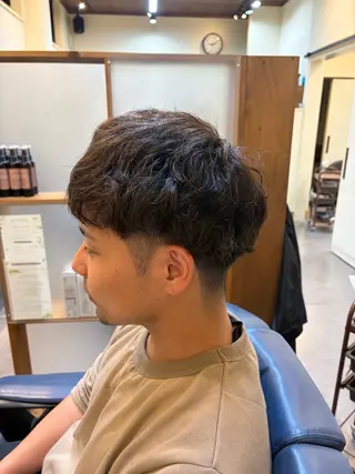 ショート パーマ 川合 泰世のヘアスタイル