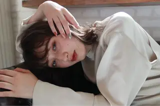 ミディアム layer cut 前田ヒロコのヘアスタイル