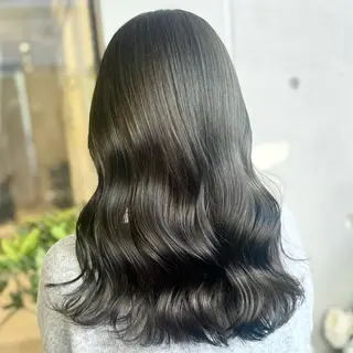 セミロング カラー 艶カラー/ ななみのヘアスタイル